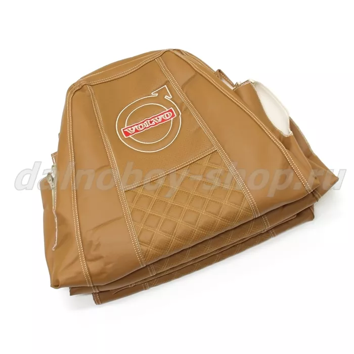 Чехол - сиденье / иск.кожа /PREMIUM / VOLVO FH/FM/FL 12 (2002-2013) фокс+фокс