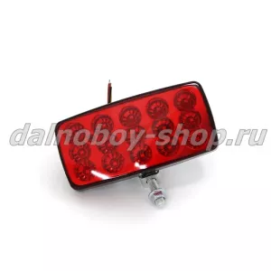 Фонарь рабочего света  ТАС-61LED красный 2 режима / 15LED (12-24v) с мет. кронштейном/14