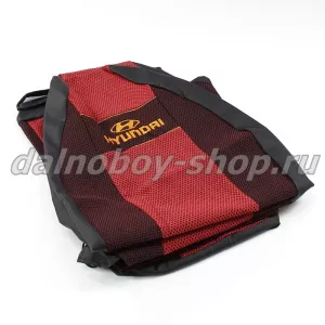 Чехол - сиденье иск.кожа+жаккард HYUNDAI 78 черно-красный