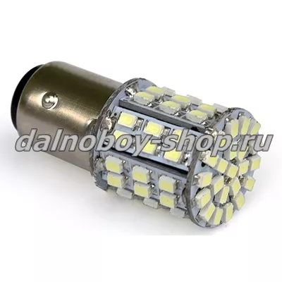 Лампочка габаритная "КУКУРУЗА" 64 SMD (2828) белая 24v (10)