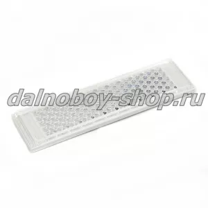 Катафот WAS прямоугольный на липучке 126*34mm MAXI ПОЛЬША белый (300/20)