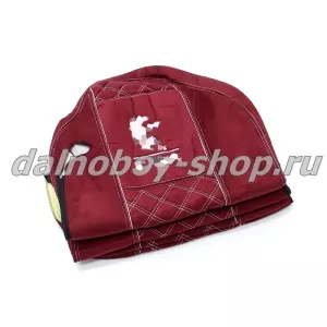 Чехол - сиденье аликанте KMZ EURO AXOR NEO 5490  2016 > (2 ремня)(2 выс.сид.) красный