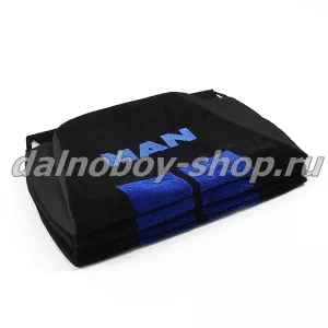 Чехол - сиденье флок MAN - 2000  4 серия (2низк.1ремень) синий