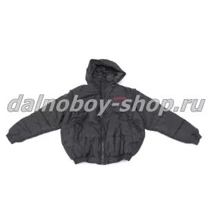 Куртка мужская утепленная с капюшон. FREIGTLINER 46 черная.