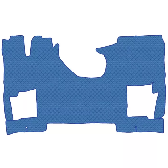 Коврик кож.зам. под ноги SITRAK C7H 480 MAX (автомат) от 2022г /синий