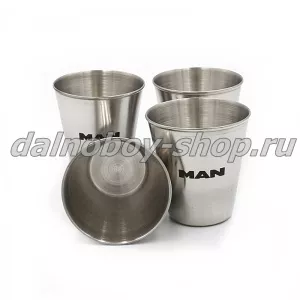 Рюмки в чехле (компл. 4шт)  MAN