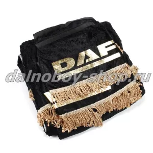 Шторы (2-х сторонние) DAF XF - 95-105 черные XL