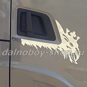 Накладки INOX  ручек двери SCANIA ( S серия ) ( на обе стороны R+L )  (SC314)