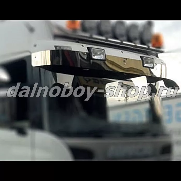 Солнцезащитный козырек INOX SCANIA 1998-2014  (SC124)