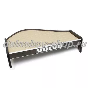 Стол VOLVO FH косая / 2 отв. / кожзам / бежевый /