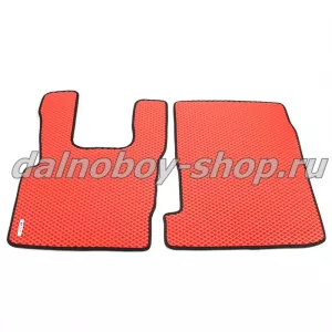 Коврик EVA ( экологич.полимер ) под ноги DAF XF-95 красный