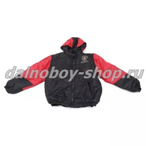 Куртка мужская утепленная с капюшон. (комбинир.) / SCANIA / 48-50 / красно-черная