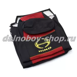 Чехол - сиденье HINO 700 черно-красный