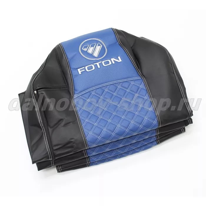 Чехол - сиденье / иск.кожа /PREMIUM / FOTON AUMAN (FA01) / Черн+Син
