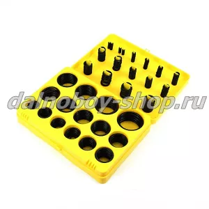 Набор резиновых колец вид С (желтый)  404шт