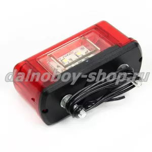 Подсветка номера LED 12 - 24 v ТРАС малая красная   (70)