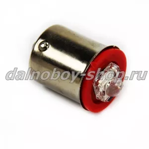 Лампочка габаритная "ПИРАНЬЯ" (2834) красная 24v (10)