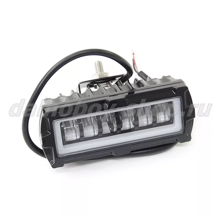 Фара п/т  универ. 28W /6 линз / неон. подсветкой /12-80v