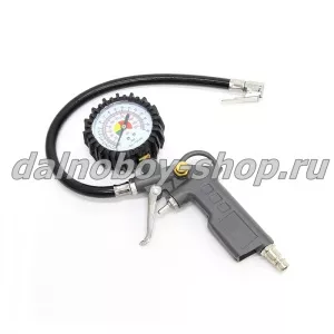 Манометр с пистолетом для подкачки шин / 0-16 бар / Евро / TG-16-77 