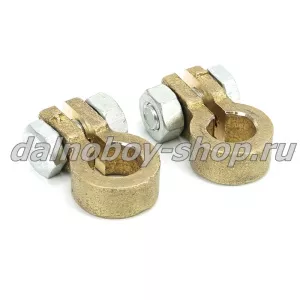 Клемма АКБ  "СЛОН" латунь (болт сбоку) 