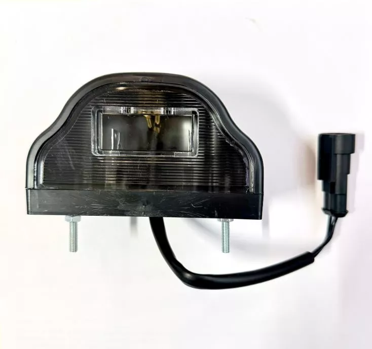 Подсветка номера  РОССИЯ волна черная с AMP разъемом /54