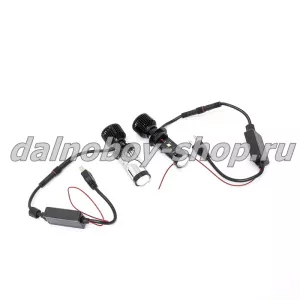 Лампочка светодиодная  H7 - Y10 / с линзой и вентилятором 9-16в