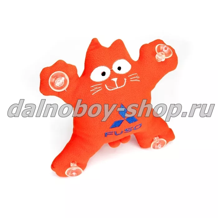 Кот - Саймон с логотипом FUSO оранжевый
