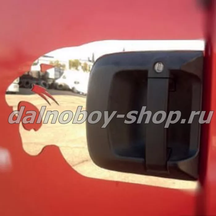 Накладки INOX  ручек двери MAN TGA/S/X/L ( на обе стороны R+L )  (MN113)