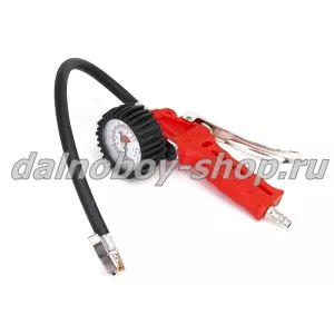 Манометр с пистолетом для подкачки шин / 0-16 бар / Евро / "КОЛИР" STG-29