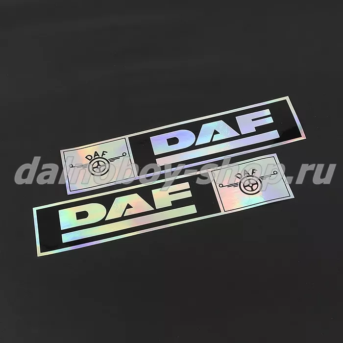 Наклейка эмблема DAF" (9х41см) комплект на 2 стороны