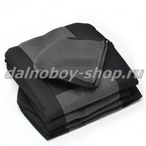 Чехол - сиденье MB.ACTROS AXOR, ATEGO MEGASPAСE англичанка (1рем)(1выс.1низ) серый