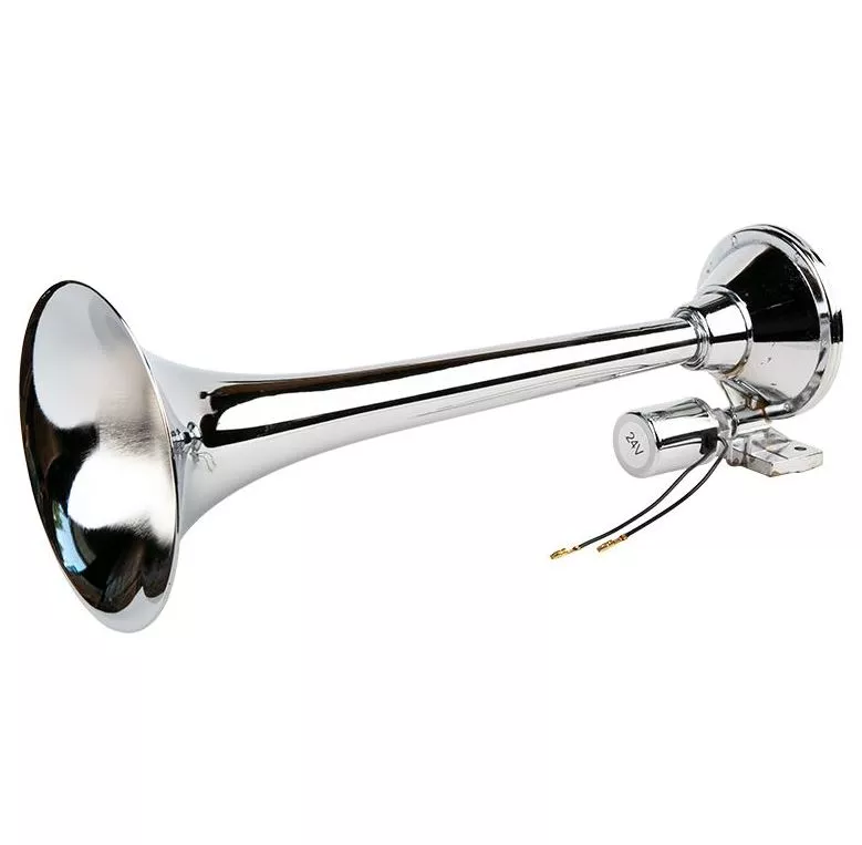 Сигнал 1- рожковый 24v / 380 мм / хром /