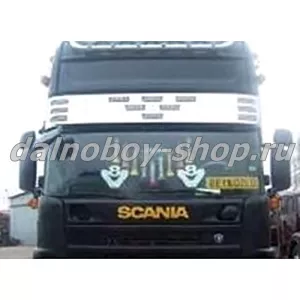 Солнцезащитный козырек INOX SCANIA 1998-2014  (SC126)
