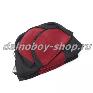 Чехол - сиденье EURO MZ (2 сидения+2 подголовника) черно-красный