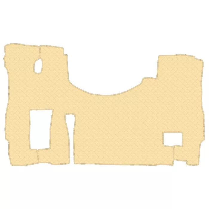 Коврик кож.зам. под ноги FOTON AUMAN 460 (автомат) от 2022г /бежевый