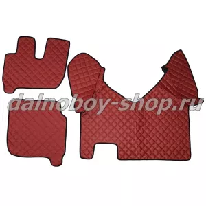 Коврик кож.зам. под ноги Польша IVECO HI-WAY от 2013г (автомат) бордо