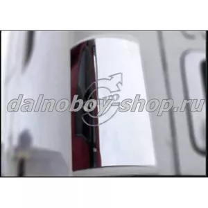 Накладка INOX VOLVO FH2-FH3 ( накладка на боковой дефлектор)  (V123)