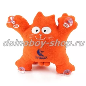 Кот - Саймон с логотипом KMZ оранжевый