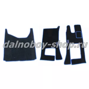 Коврик ворс под ноги Польша (из 3-х) MERCEDES ACTROS MP4 1845 ровный пол 2018 -> (авт.) синий