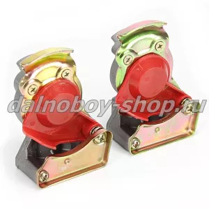 Евроразъем пневм. ТКL М-22  красный 