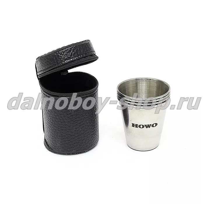 Рюмки в чехле (компл. 4шт)  HOWO