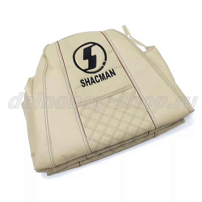 Чехол - сиденье / иск.кожа /PREMIUM / SHACMAN FX3000 (SH03) / беж+беж