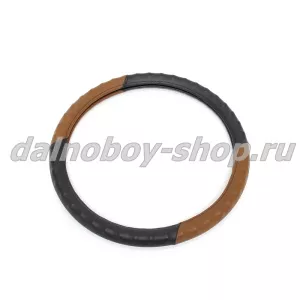 Оплетка на  руль универсальная АНАТОМИЯ / 44-46cm XXL / черно-коричневая