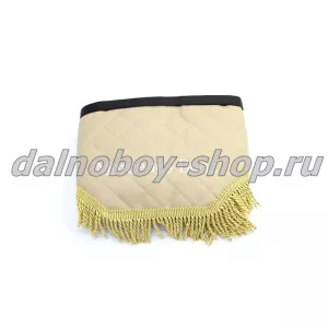 Ламбрекен лоб.+ шторка боковая кожзам 1,8м MERCEDES бежевый