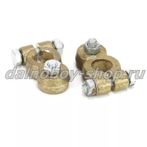 Клемма АКБ  "СЛОН" латунь (болт сверху) 