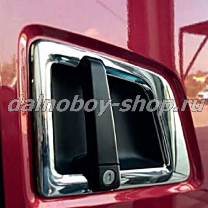 Накладки INOX  ручек двери SCANIA ( S серия ) ( на обе стороны R+L )  (SC316)