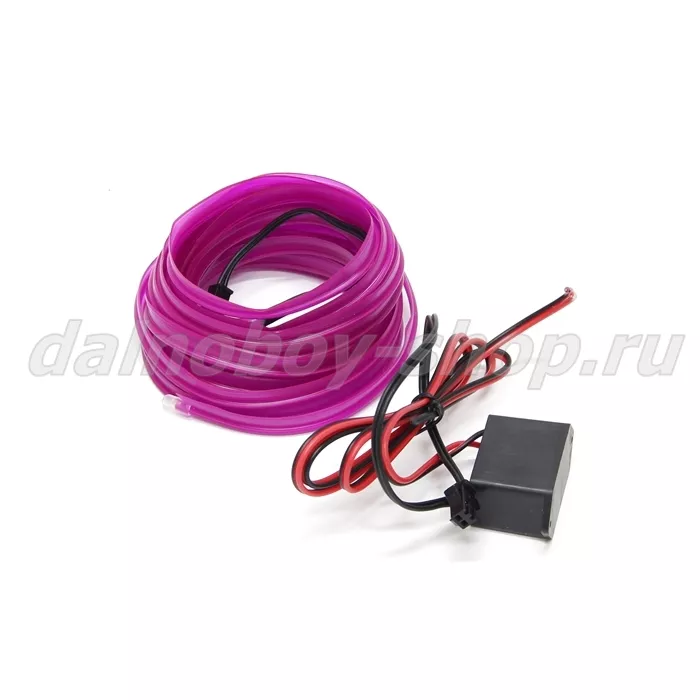 Лента  5м декоративная LED НЕОН / PURPLE / фиолетовая 24v