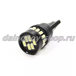 Лампочка габаритная без/цок "BLACK" 21 SMD (10158) белая 24v (10)