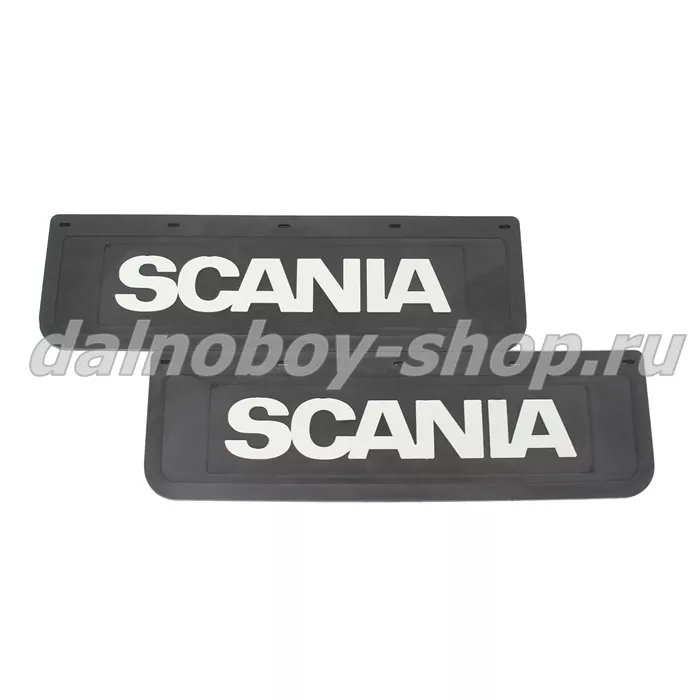 Брызговики задние резина (тисненные) 600*180 SCANIA