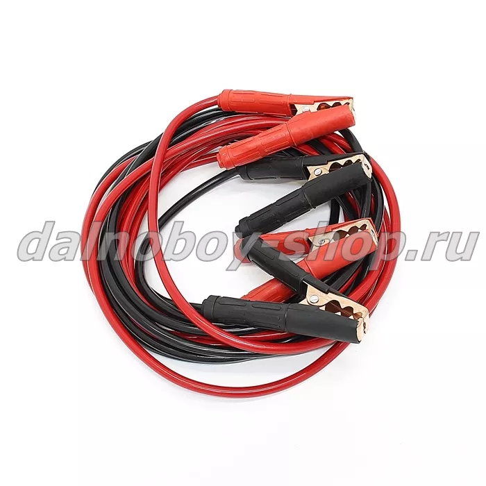 Провод прикуривателя   600 А 6 м. обрезиненные крокодилы